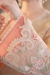 Aneelas unstichted Lawn Embroidered 3pc Embroidered Duppata V723
