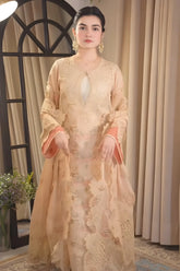 Aneelas unstichted Lawn Embroidered 2pc Embroidered Duppata V723 2pc