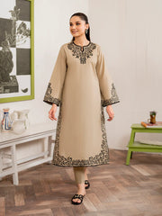 3PC DHANAK EMBROIDERED UNSTITCHED DRESS V221